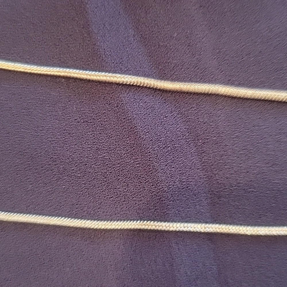 18" Sterling silver marked 925 snake chain - Picture 2 of 5